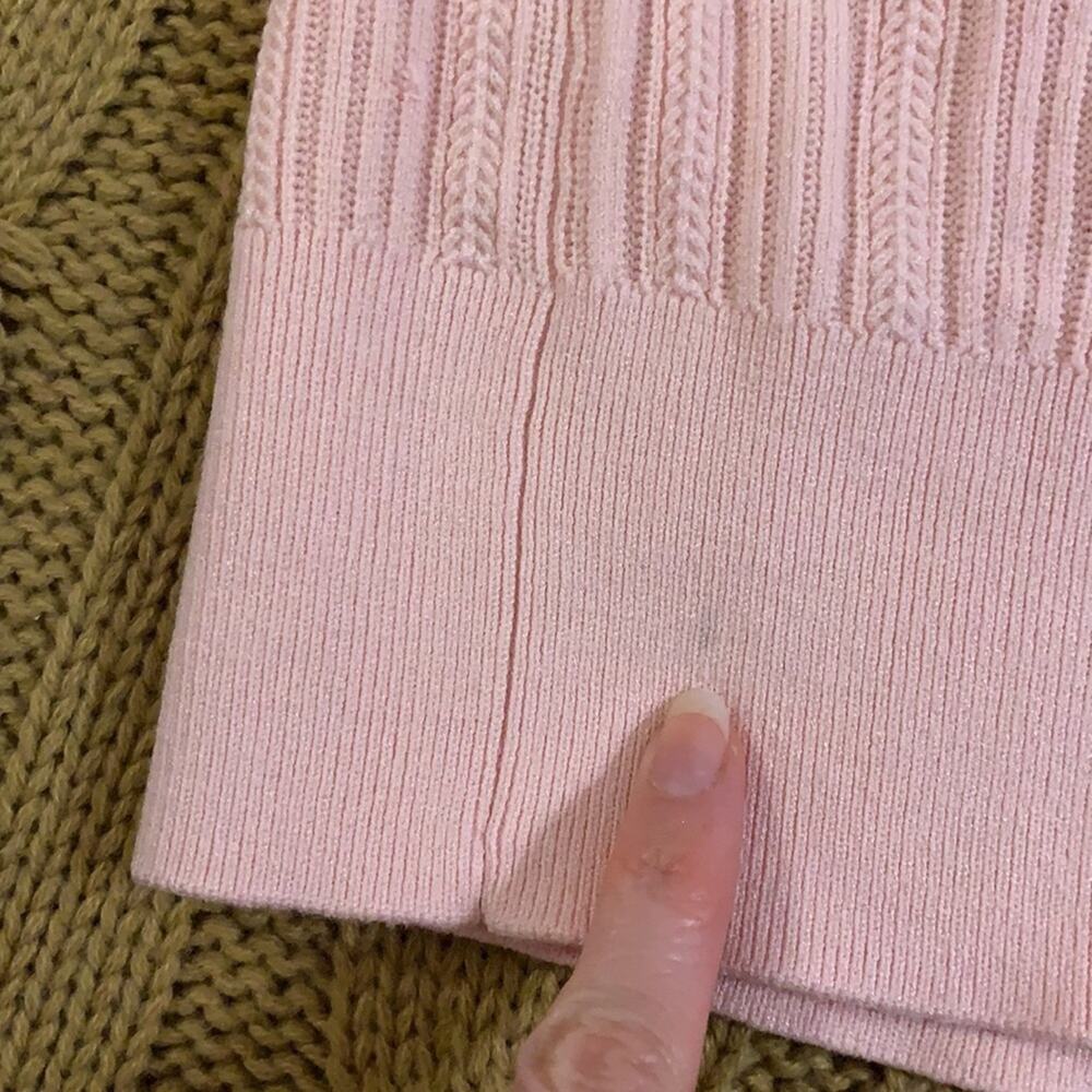 Talbots pink duster sweater - Picture 12 of 12